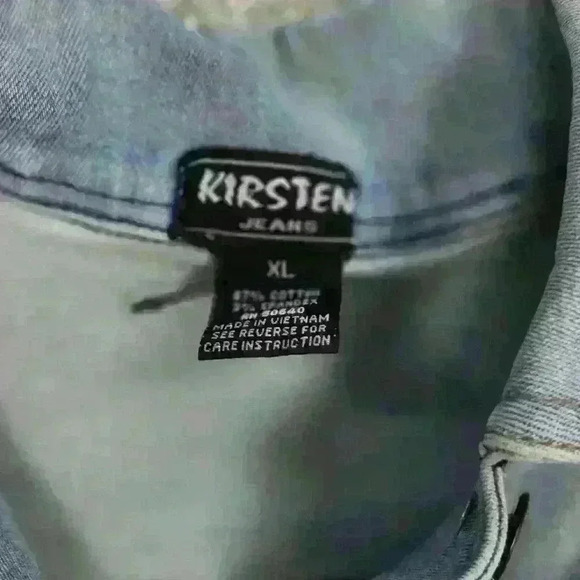 COPY -  1980s western jean jacket size xl - Picture 5 of 6